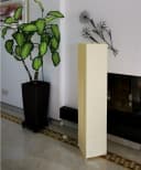 TRANGO LED Stehlampe OSLO Beige Handmade Reispapier 125cm Bild 4