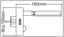 TRANGO LED Nachtlicht mit Bewegungsmelder Silber 3,5W Bild 1