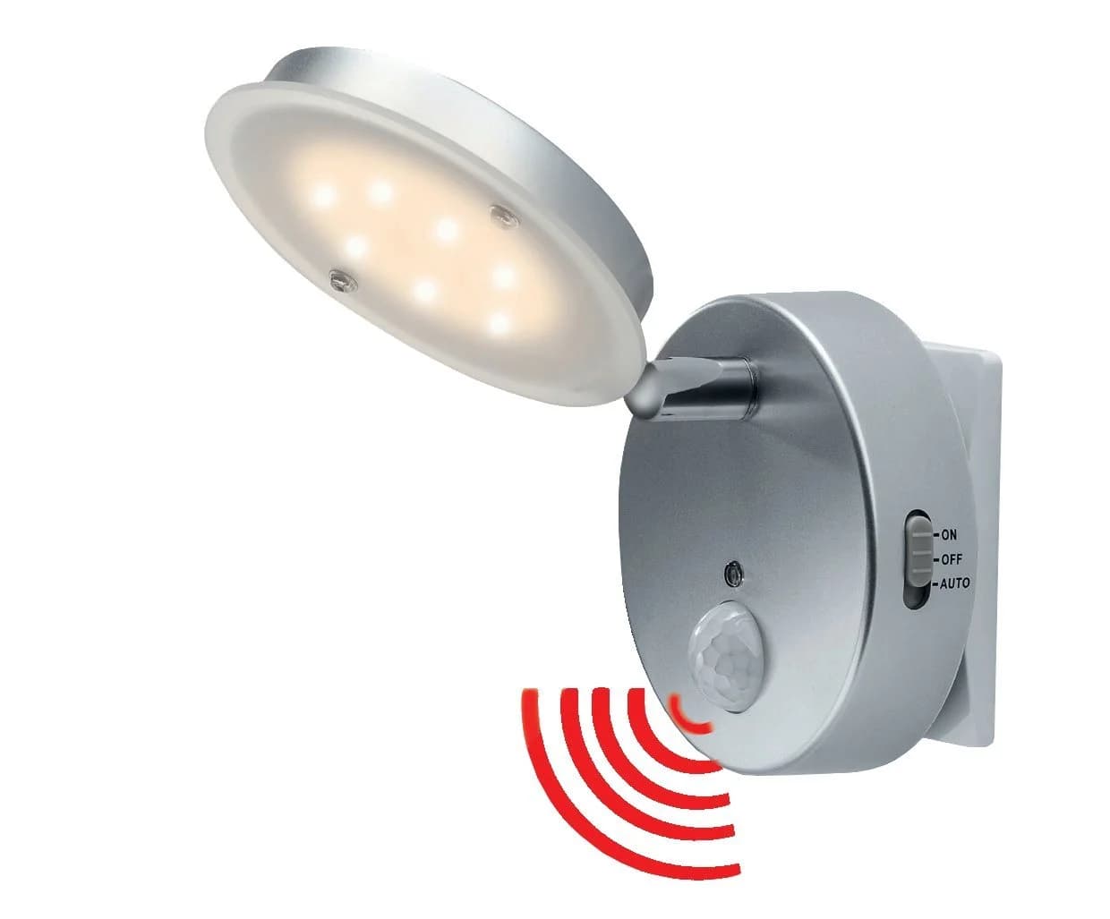 TRANGO LED Nachtlicht mit Bewegungsmelder Silber 3,5W - Bild 3