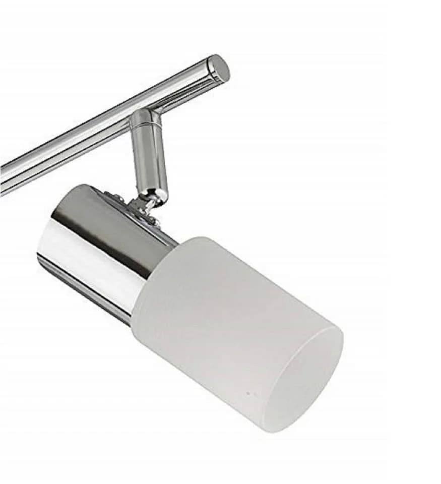 TRANGO LED Deckenleuchte 6-flammig Chrom-Optik Aluminium gebürstet GRACE inkl. 6x G9 LED Leuchtmittel 3.000K warmweiß - Bild 4
