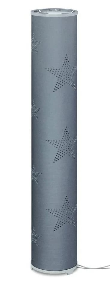 TRANGO LED Stehlampe Grau Sternen-Dekor Modern Design - Bild 5