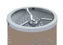 TRANGO LED Stehlampe 1243L BARCA Braun Mond-Dekor 100cm Bild 1