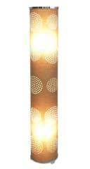 TRANGO LED Stehlampe 1243L BARCA Braun Mond-Dekor 100cm Bild 4