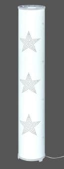 TRANGO LED Stehlampe 1246L Modern Design Weiß Sternen-Dekor Bild 2