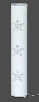 TRANGO LED Stehlampe 1246L Modern Design Weiß Sternen-Dekor Bild 3