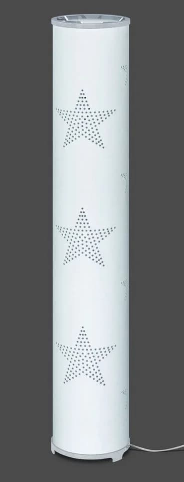 TRANGO LED Stehlampe 1246L Modern Design Weiß Sternen-Dekor - Bild 3