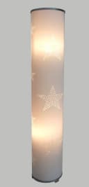 TRANGO LED Stehlampe 1246L Modern Design Weiß Sternen-Dekor Bild 5