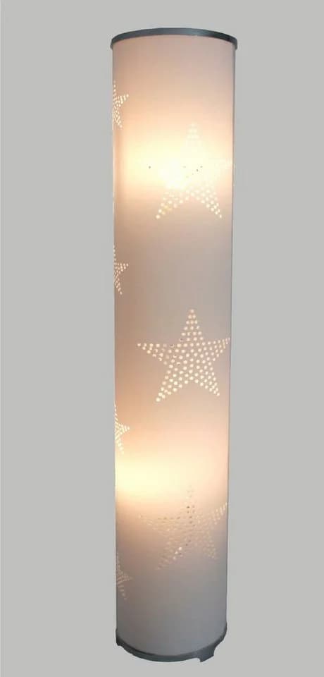 TRANGO LED Stehlampe 1246L Modern Design Weiß Sternen-Dekor - Bild 5