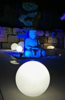 TRANGO LED Kugelleuchte 20cm IP65 Gartenkugel Weiß Matt Bild 4