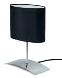 TRANGO LED Tischleuchte *BLACKY* Schwarz Stoffschirm Bild 2