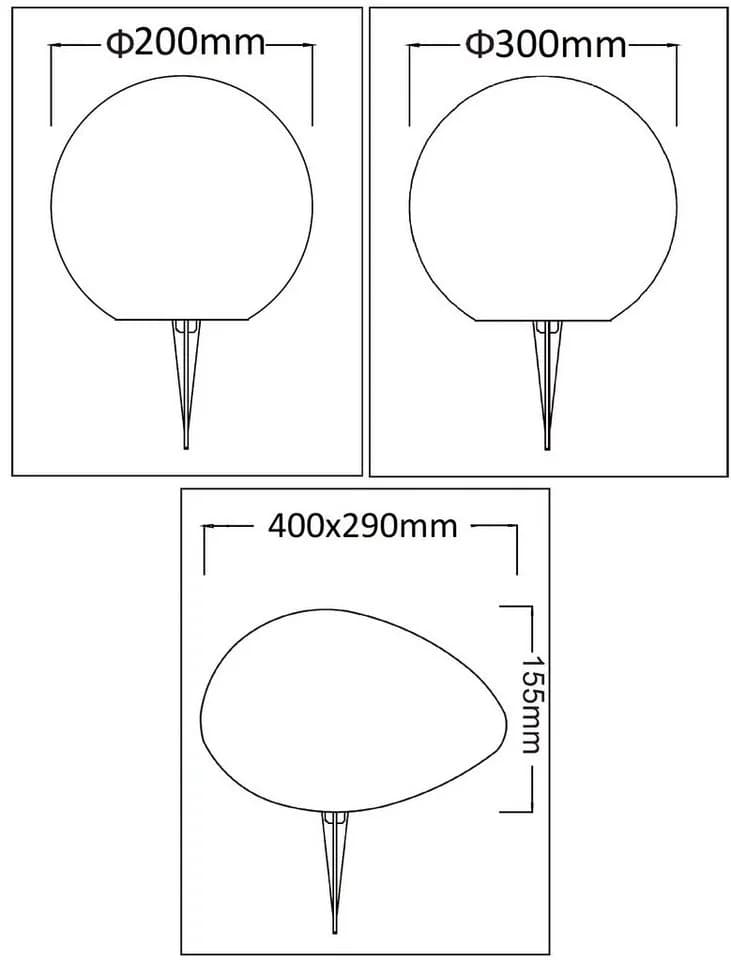 TRANGO LED Solarleuchte 3er Set Solarkugeln IP44 Weiß matt RGB & Warmweiß