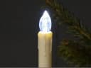 TRANGO LED-Lichterkette 24-flammig kaltweiß IP44 Außen Stecksystem Bild 1