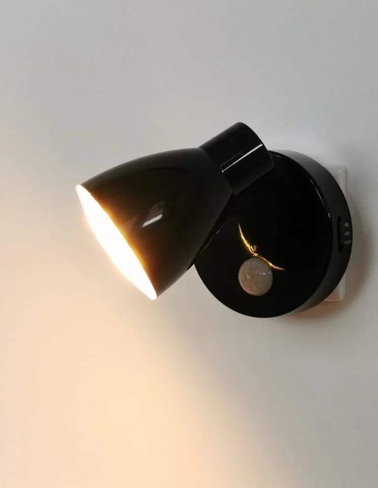 TRANGO LED Nachtlicht MILO Schwarz mit Bewegungssensor & Automatikfunktion - Bild 3