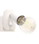 TRANGO LED Steckdosenleuchte Weiß matt 8 Watt warmweiß Bild 2
