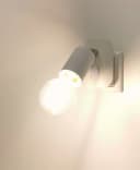 TRANGO LED Steckdosenleuchte Weiß matt 8 Watt warmweiß Bild 3