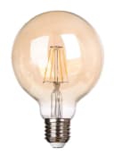 TRANGO LED Steckdosenleuchte Nickel matt mit E27 Fassung Bild 5