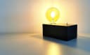 Trango LED Tischleuchte Woody Nachttischlampe Holz Schwarz Retro Modern Bild 4