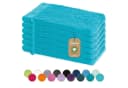 Lavea Waschhandschuh Bali Waschlappen 16x22 cm, Weiches Bio-Baumwollfrottee (Set, 6-St), pflegeleicht, GOTS-zertifiziert, extra saugstark mit 500g/m² Bild 2