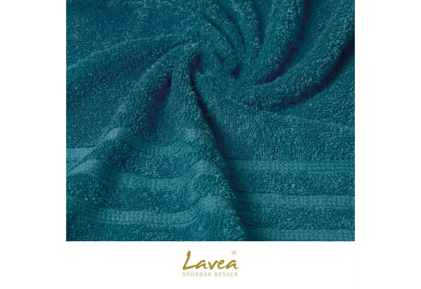 Lavea Seiftuch Bali Seiflappen 30x30 cm Bio-Baumwollfrottee 6er-Set - Bild 5