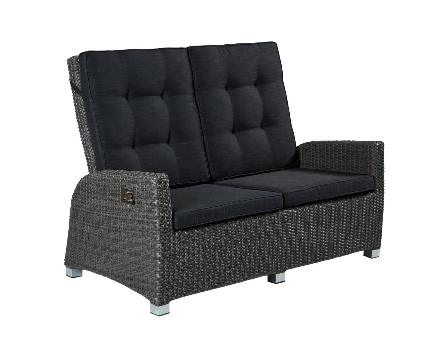 dasmöbelwerk Relaxsofa Kansas 2-Sitzer Grau-Aluminium - Bild 2
