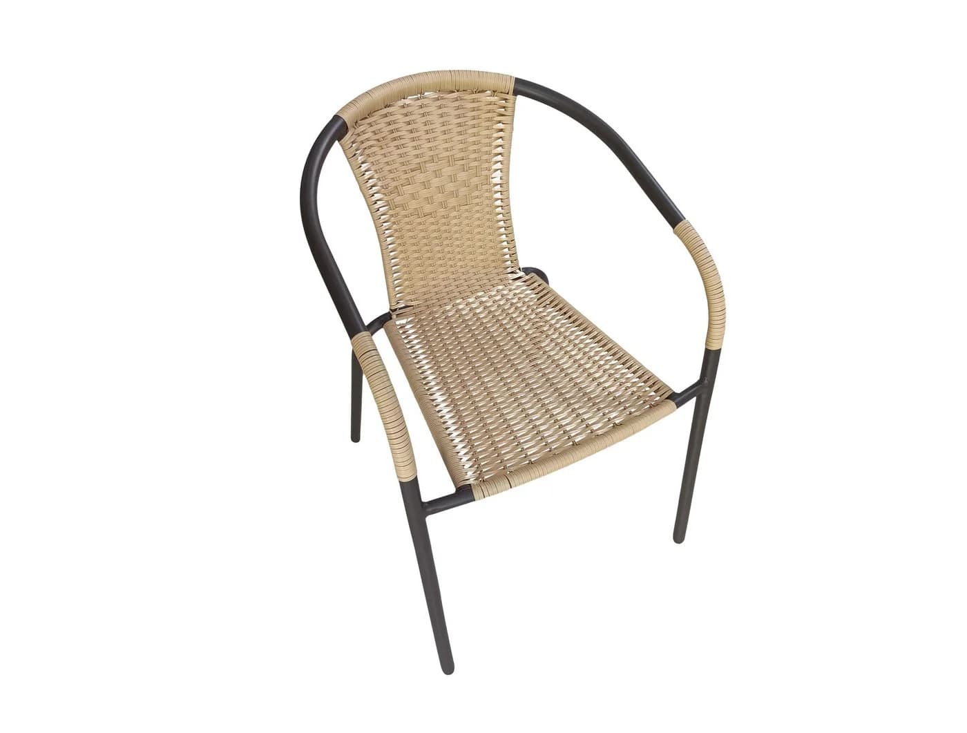 dasmöbelwerk Gartenstuhl Ibiza Stapelbar Beige Stahl - Bild 2