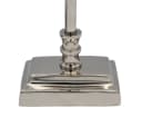 dasmöbelwerk Tischleuchte Lampenfuß SHINY Silber Metall Bild 1
