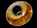 AMBIENTE-LEBENSART.DE Designer-Lampenschirm Gold Samt Konisch Bild 1