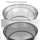 AMBIENTE-LEBENSART.DE Designer-Lampenschirm Satin Schwarz Konisch Bild 4