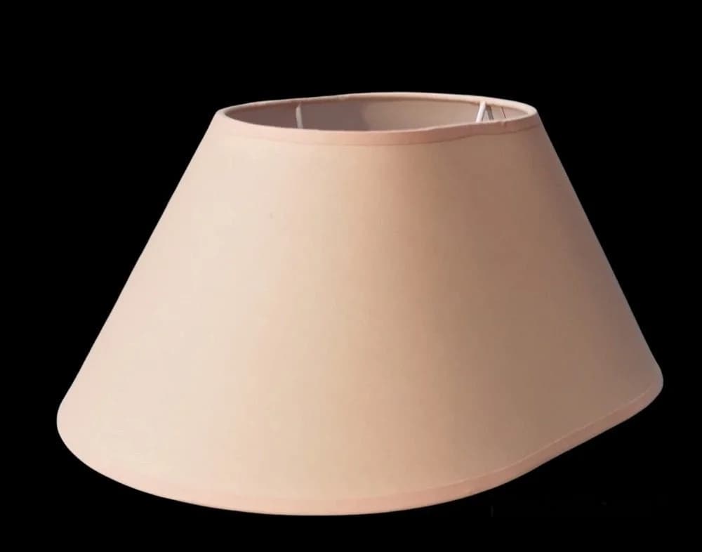 AMBIENTE-LEBENSART.DE Lampenschirm Oval Apricot Classic Konisch - Bild 2
