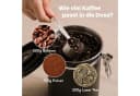SILBERTHAL Kaffeedose 500g luftdicht Edelstahl Schwarz Bild 4