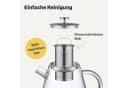 SILBERTHAL Teekanne Glas 1,5 l mit Siebeinsatz transparent Bild 5