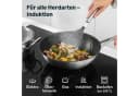 SILBERTHAL Wok Pfanne 28 cm Edelstahl Induktion Silber Bild 1