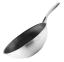 SILBERTHAL Wok Pfanne 28 cm Edelstahl Induktion Silber Bild 2