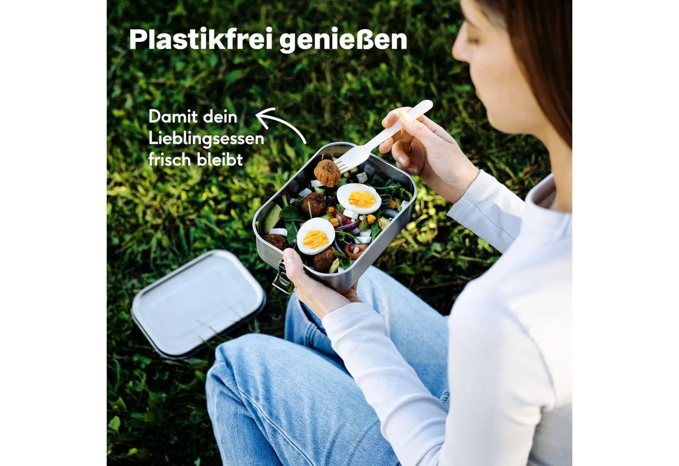 SILBERTHAL Lunchbox Edelstahl 800ml Silber Auslaufsicher