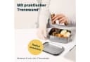 SILBERTHAL Lunchbox Edelstahl 800ml Silber Auslaufsicher Bild 5