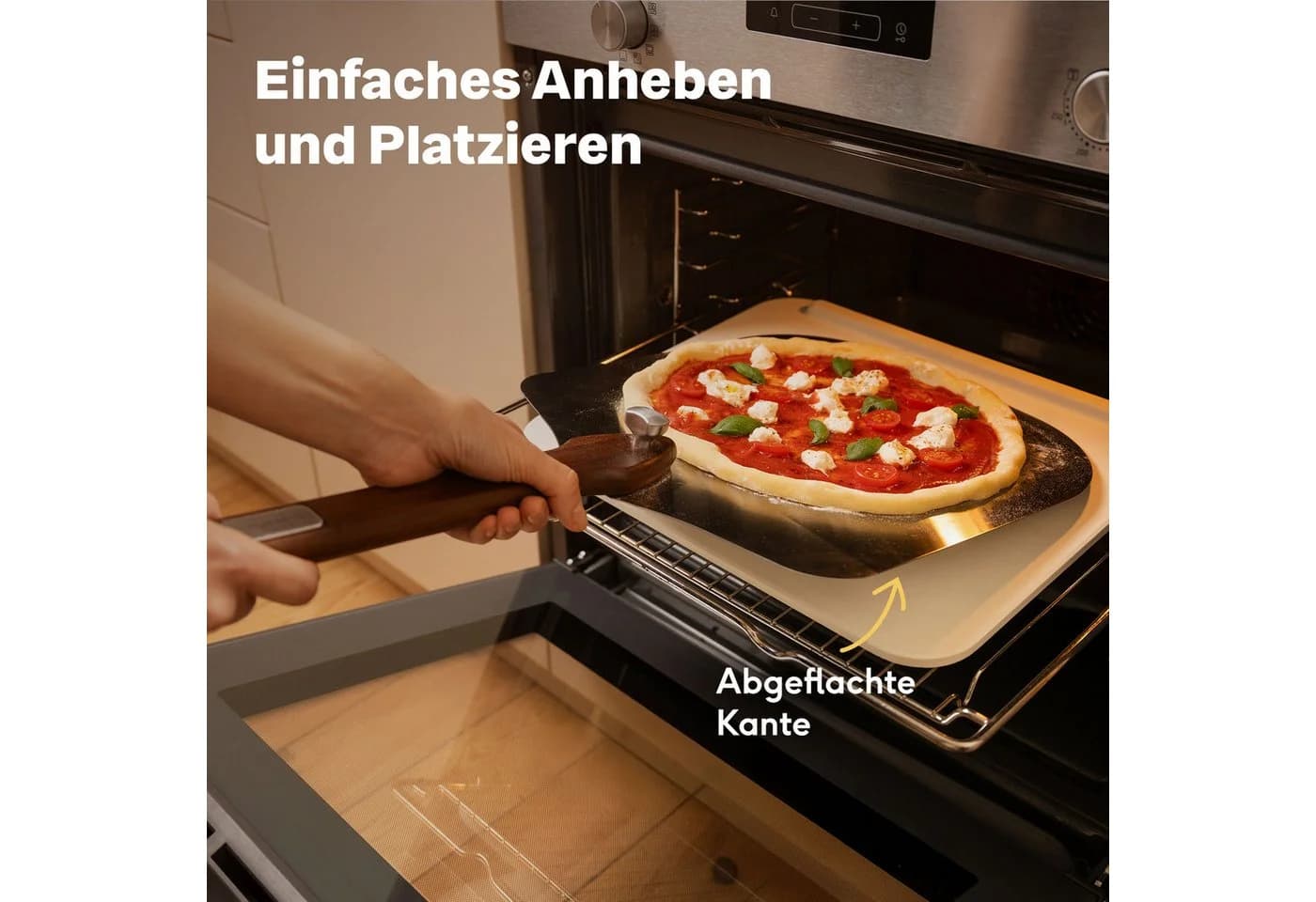 SILBERTHAL Pizzaschieber Edelstahl Klappbar mit Holzgriff - Bild 4
