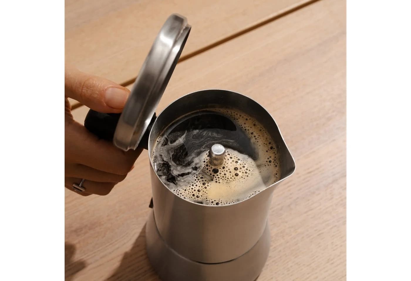 SILBERTHAL Espressokocher 0,2l Silber Edelstahl - Bild 4