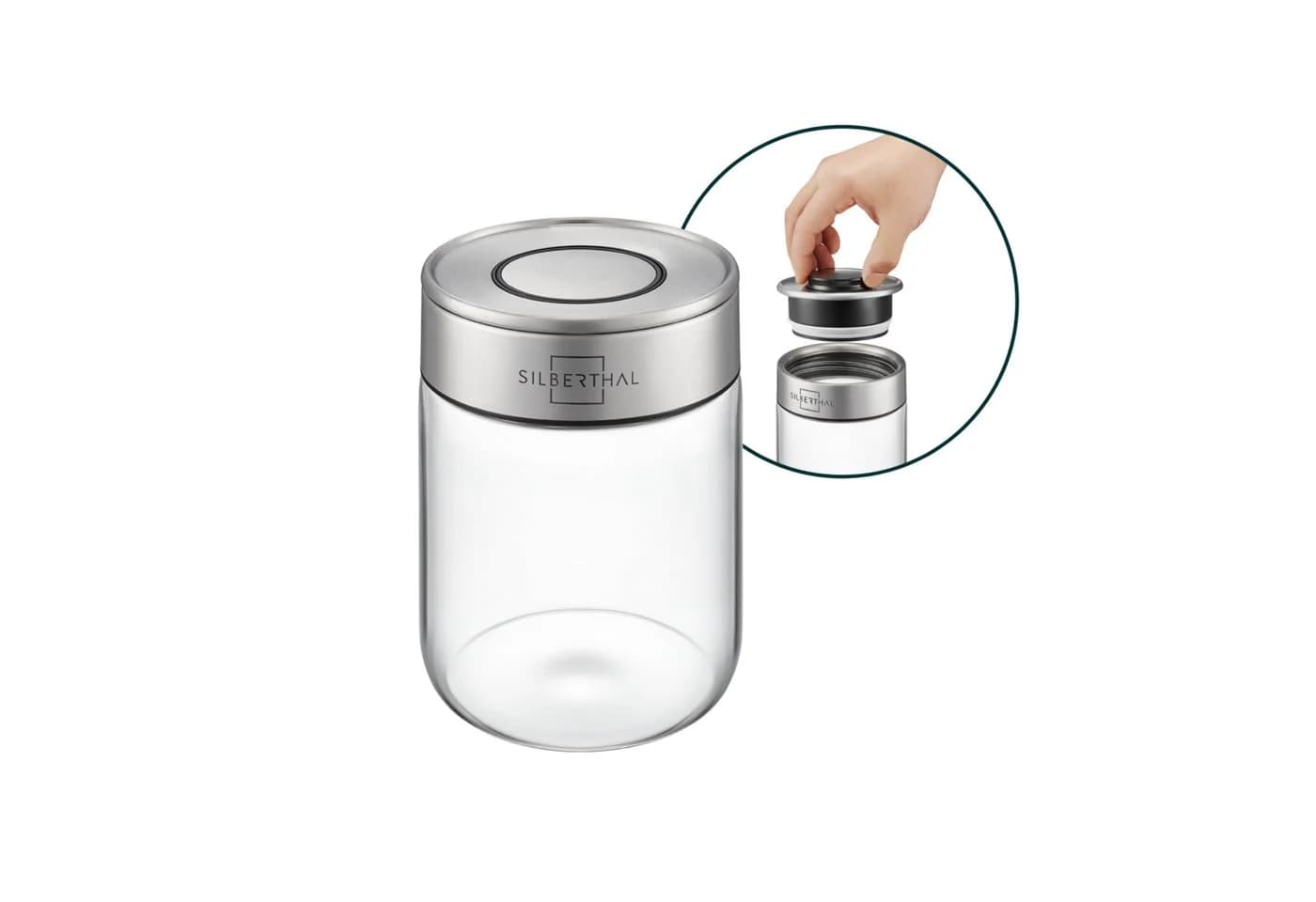SILBERTHAL Vorratsglas 700 ml mit Klickdeckel - Bild 2