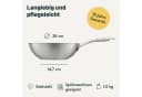 SILBERTHAL Wok-Pfanne 28cm Unbeschichtet Induktion Silber Bild 5