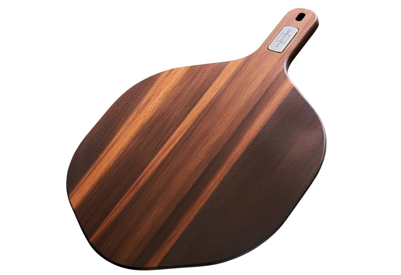SILBERTHAL Servierbrett & Pizzabrett 30 cm Akazienholz 6-Eck-Design - Bild 2