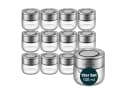 SILBERTHAL Gewürzglas 12er Set 100 ml transparent mit Klickdeckel Bild 2
