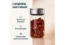 SILBERTHAL Gewürzglas-Set 12-tlg. 300 ml Glas Edelstahl Klickdeckel Bild 5