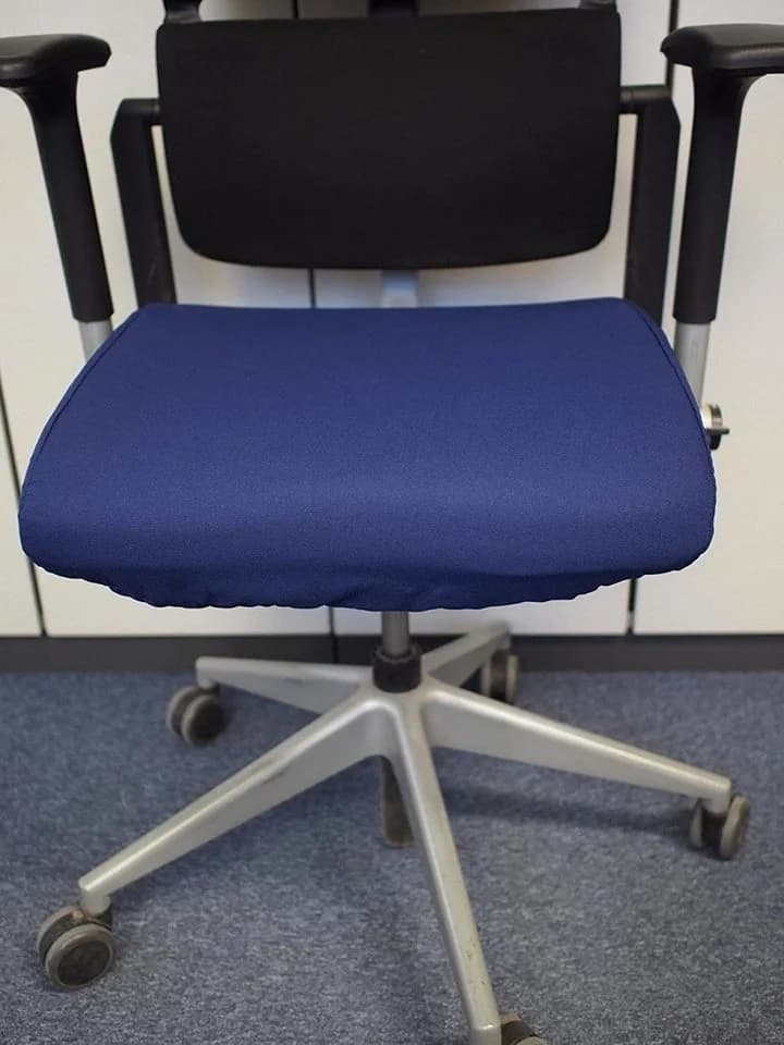 TexDeko Bürostuhlhusse Bezug Stretch One Size Blau