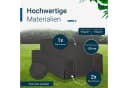 TexDeko Hussen-Set für Bierzeltgarnitur Premium 3-teilig Grau Polyester Bild 1