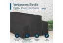TexDeko Hussen-Set für Bierzeltgarnitur Premium 3-teilig Grau Polyester Bild 4