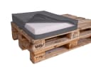 TexDeko Palettenkissen Grau Wasserabweisend In- & Outdoor Bild 1