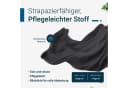 TexDeko Biertischdecke Universell Grau Waschbar & Wiederverwendbar Bild 1