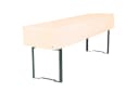 TexDeko Biertischhusse Premium 3/8 Weiß Polyester Bild 2