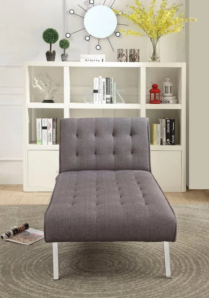 Relaxliege Pierre Grau Atlantic Home Collection mit Relax- und Schlaffunktion - Bild 4