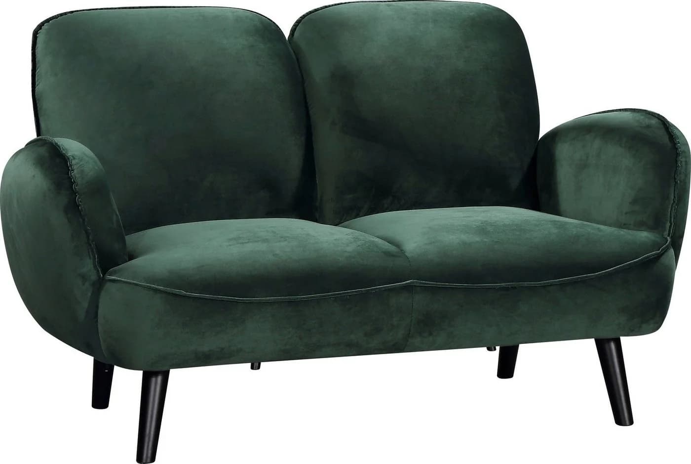 ATLANTIC HOME COLLECTION 2-Sitzer Sofa Ben Grün Samtstoff - Bild 2